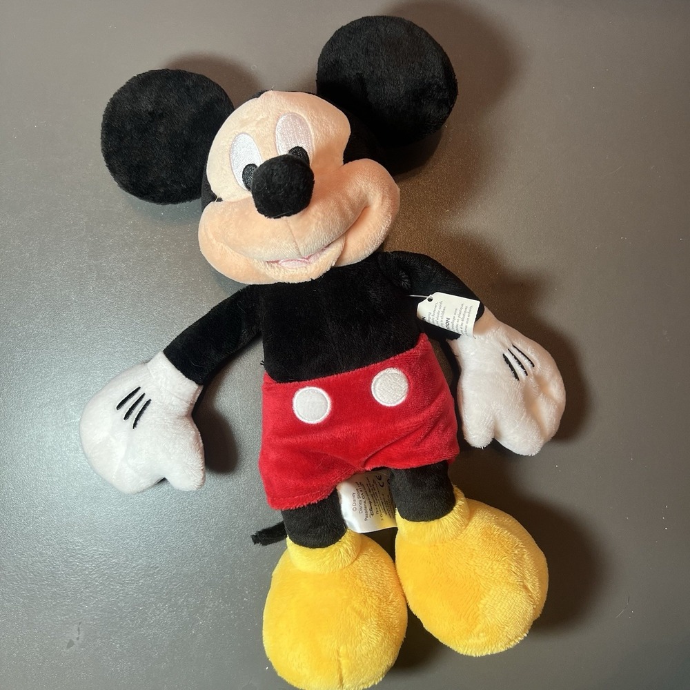NWT Official Authentic Disney Store Mickey Mouse Plush Toy 12" Medium